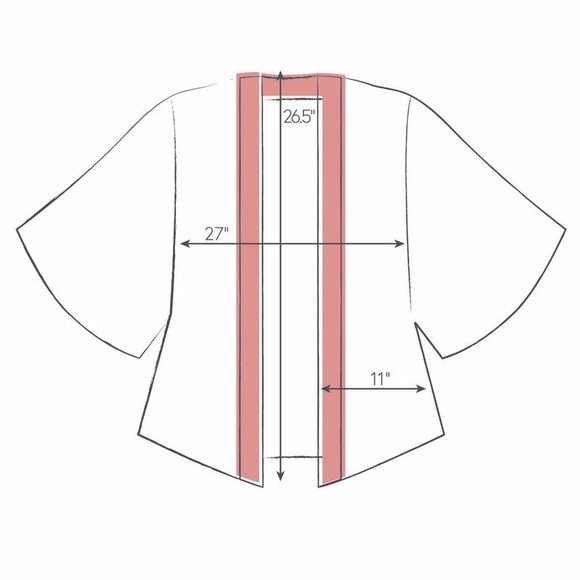 Anthro Powder Bright Funky Print Kimono Kaftan Duster - Picture 9 of 11